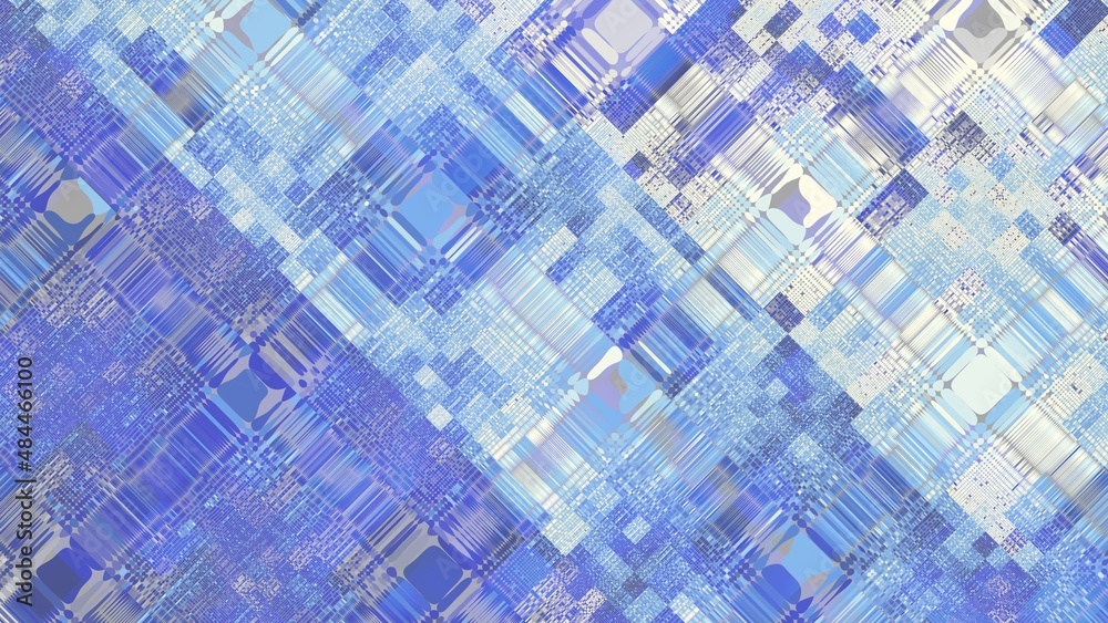 Abstract fractal pattern. Low poly background.