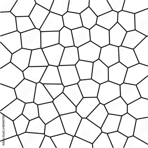Abstract organic mesh pattern. template, grid print © zanna_