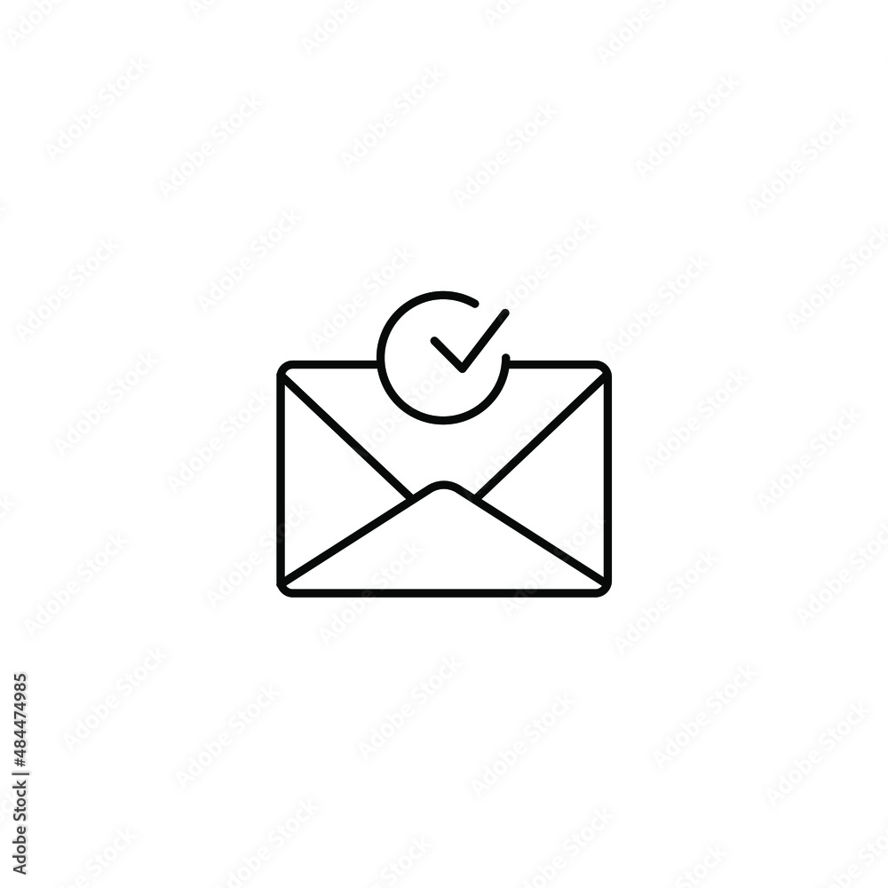 confirm email icons symbol vector elements for infographic web confirm email icons symbol vector elements for infographic web