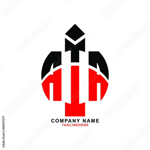 AAA letter design. AAA letter logo design with white background. AAA creative letter logo with two colors.

