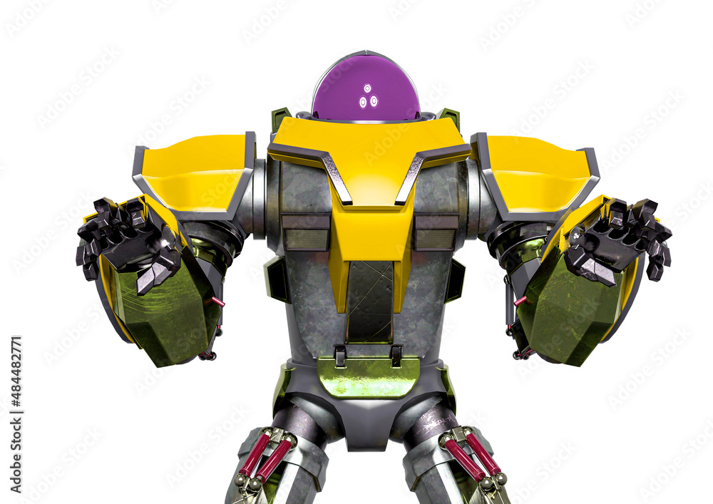 giant robot is attacking giant robot is attacking