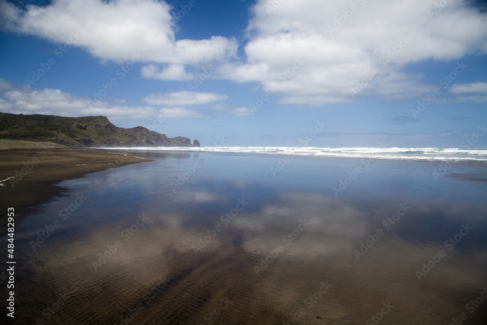 Obraz premium Bethells Beach