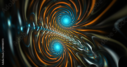 Imaginatory colorful fractal texture generated image abstract background. Fantastic fractal background. Abstract fractal texture. Digital fractal art. 3d rendering.
