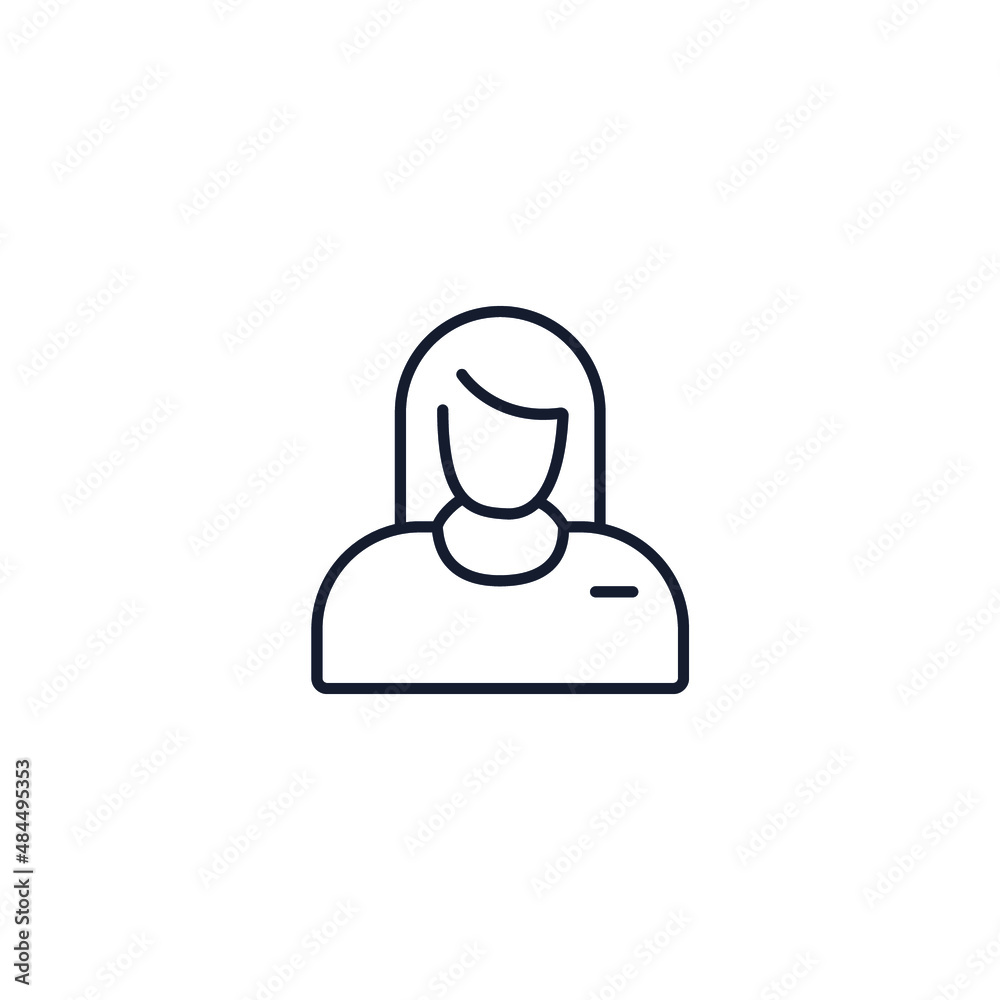 Business woman icons symbol vector elements for infographic web Business woman icons symbol vector elements for infographic web