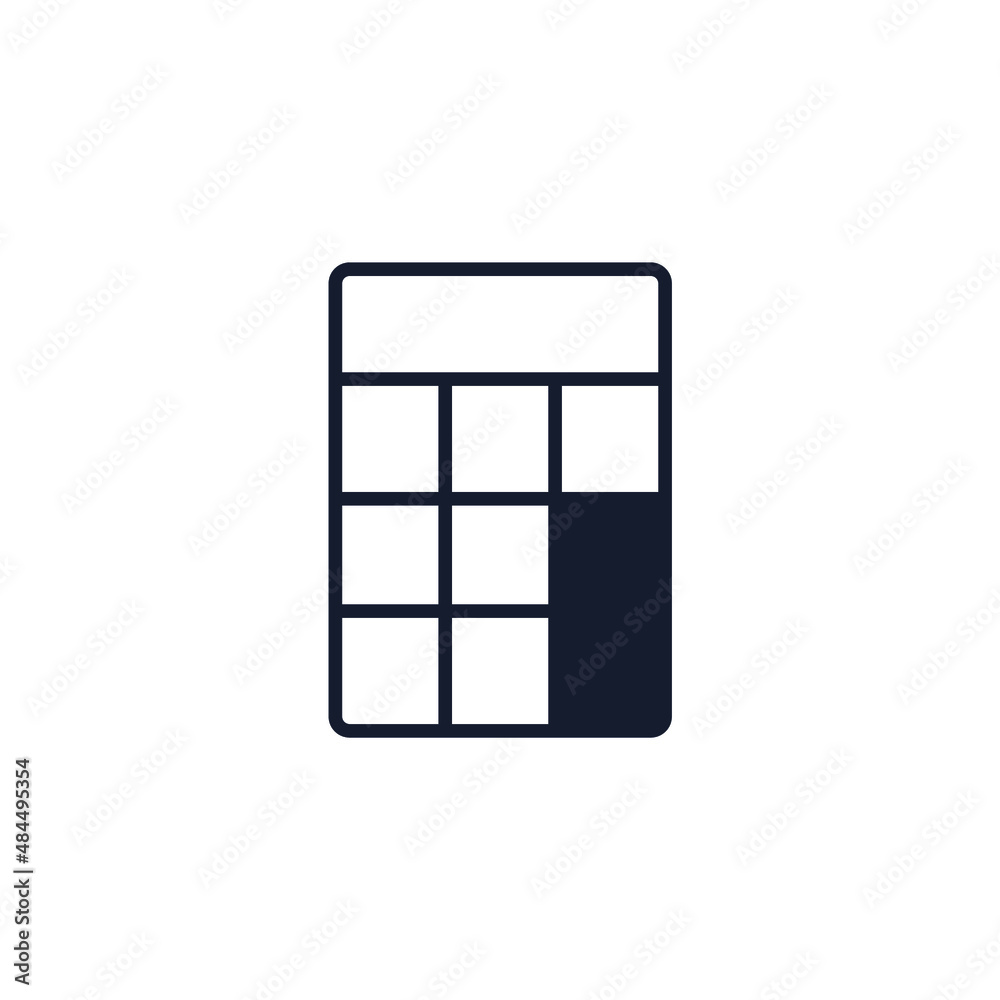 Calculator icons symbol vector elements for infographic web Calculator icons symbol vector elements for infographic web