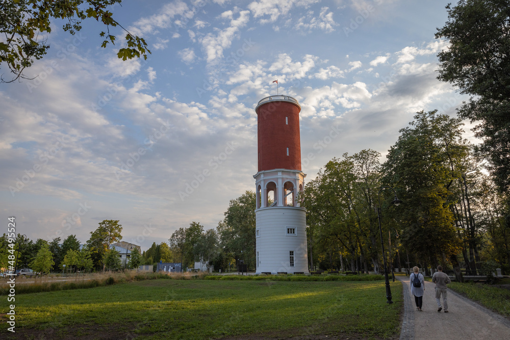 Kemeri Water Tower in the Kemeri Resort Park. Jurmala.