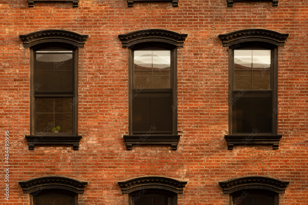 Brick Building Windows