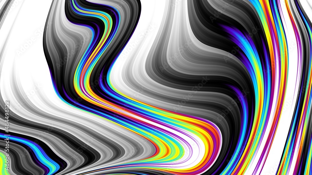 Abstract fractal pattern. Wavy blur background Abstract fractal pattern. Wavy blur background