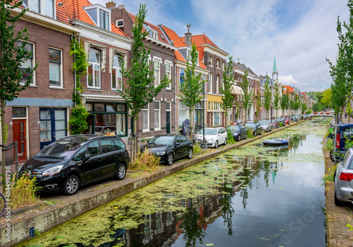 Fototapeta Naklejka Na Ścianę i Meble -  Architecture and canals of Delft, Netherlands