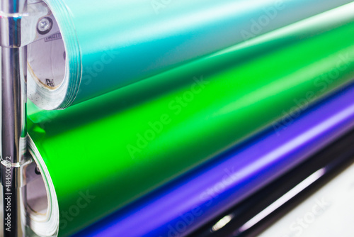 rolls of color vinyl film 