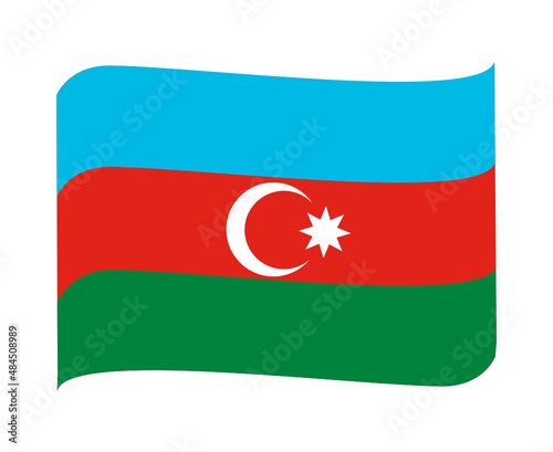 Free Download Azerbaijan Flag National Europe Emblem Ribbon Icon Vector Illustration Abstract Design Element - GFXLoad
