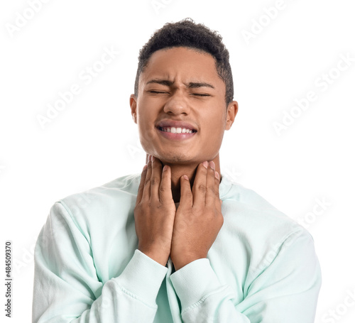 Ill African-American guy wi...