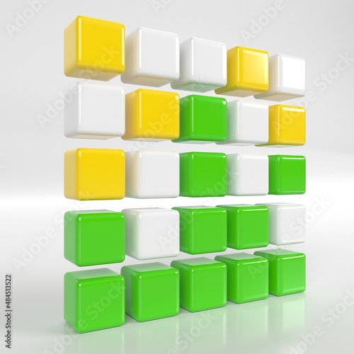 Word Puzzle Cube Background