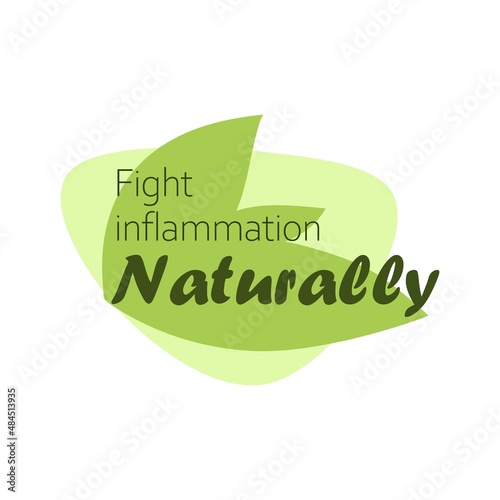 Fight inflammation naturaly product label photo