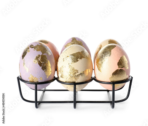Holder with Easter eggs dec...
