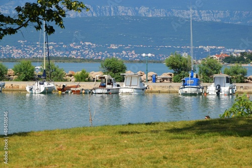 boats on the lake
