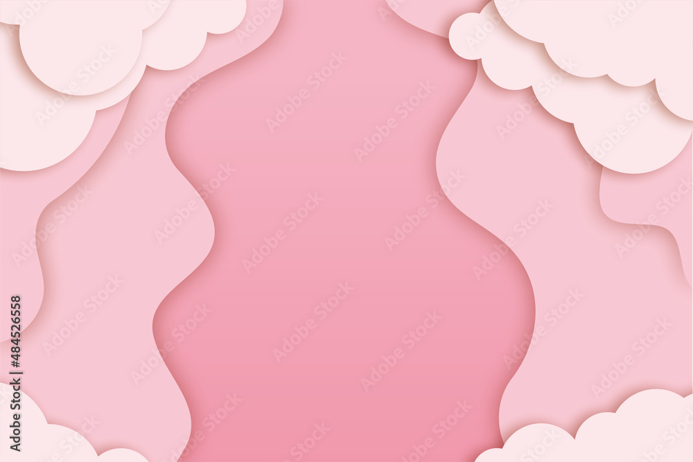illustration of a pink background valentin days