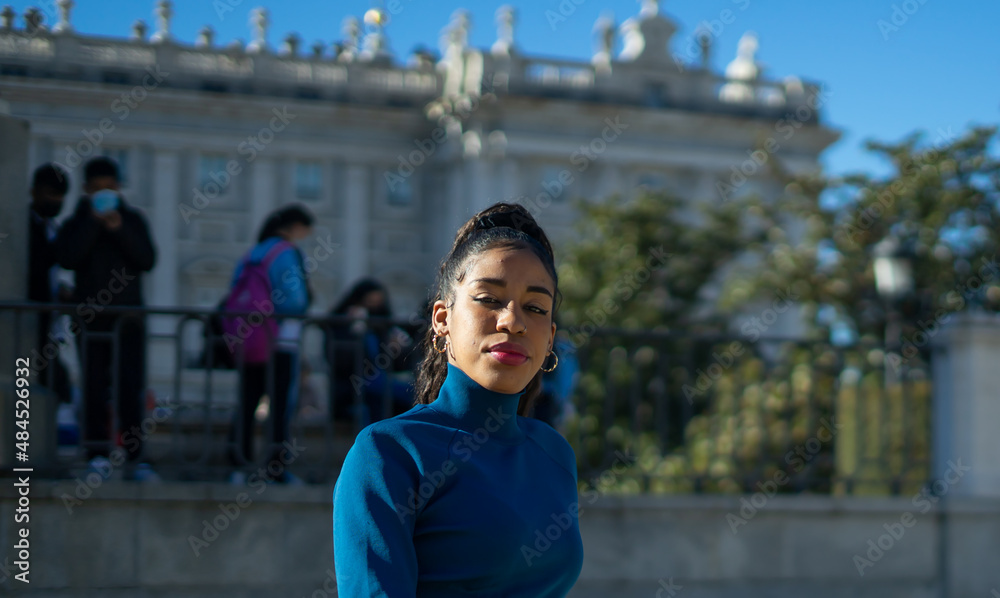 Fototapeta premium smiling young black woman 