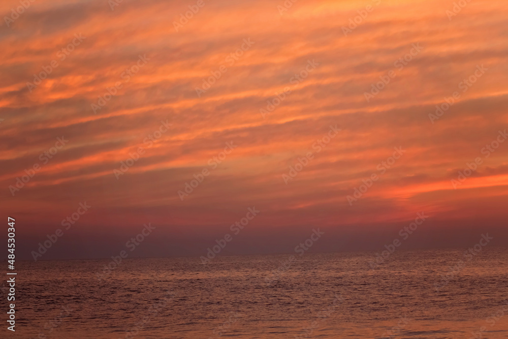sunrise over the atlantic ocean