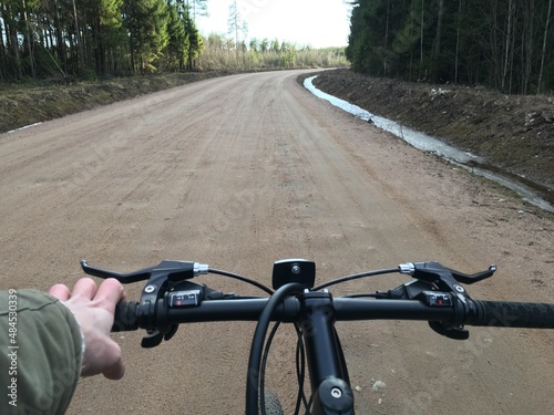 bike on the road