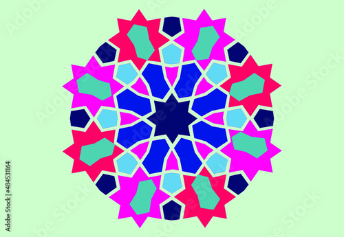 Islamic geometric motifs, which are very nice