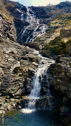 waterfall in the mountains Norway