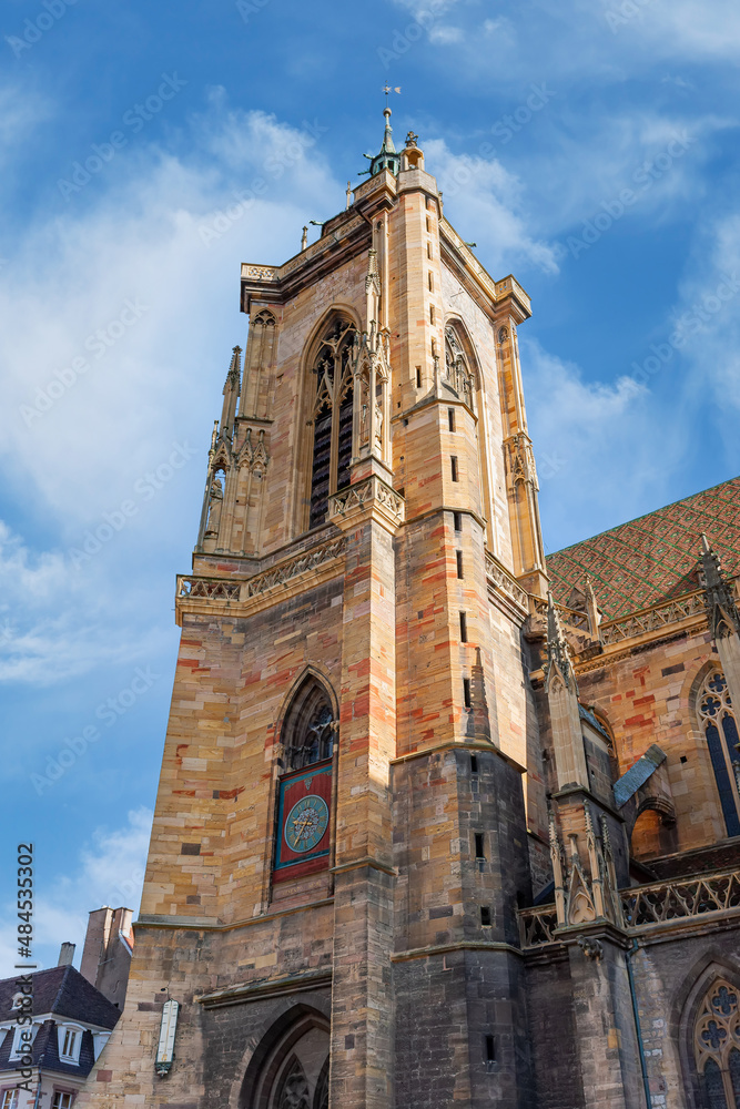 St Martin Church in Colmar. It was built in the XIII-XIV centuries in Alsace France