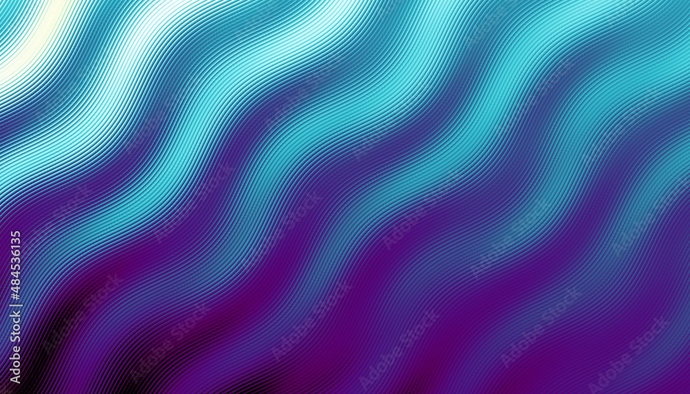 Obraz premium Wavy abstract futuristic background
