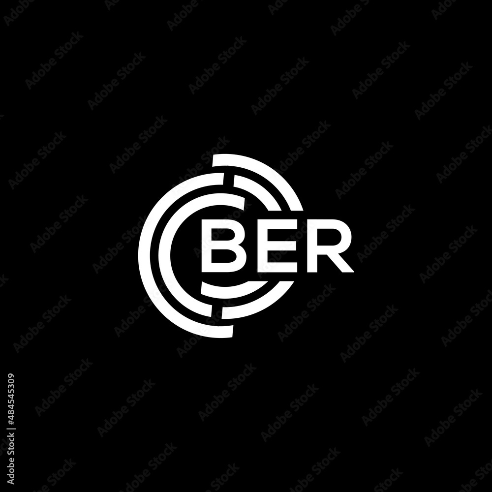 BER letter logo design on black background. BER creative initials letter logo concept. BER letter design. BER letter logo design on black background. BER creative initials letter logo concept. BER letter design.