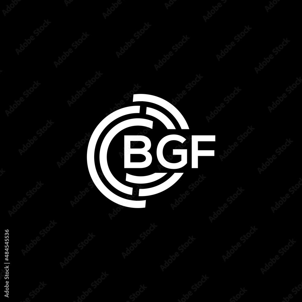 BGF letter logo design on black background. BGF creative initials letter logo concept. BGF letter design. BGF letter logo design on black background. BGF creative initials letter logo concept. BGF letter design.