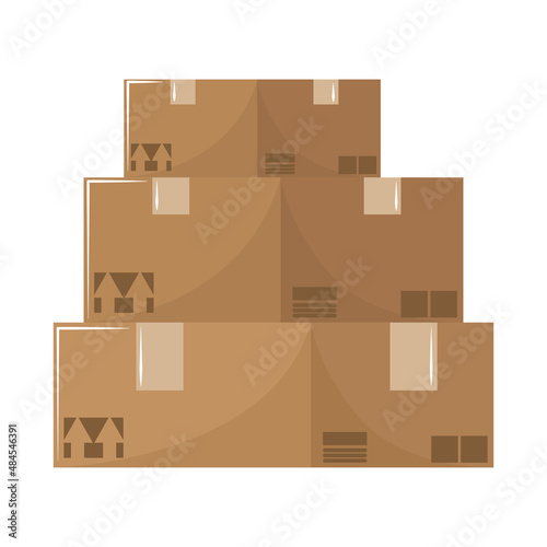 stack of boxes