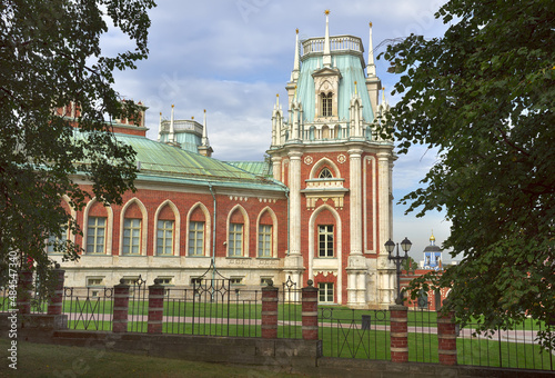 Canvas Print In Tsaritsyn Park. Palace and Park ensemble of the XVIII century