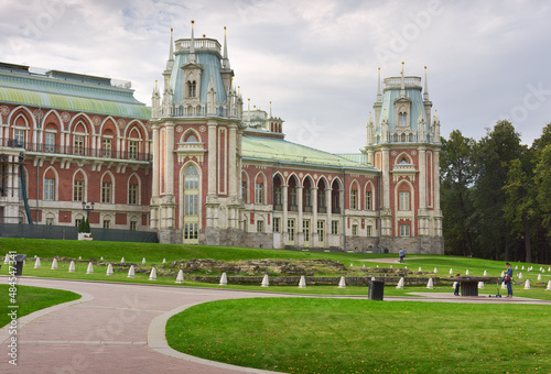 Photography In Tsaritsyn Park. Palace and Park ensemble of the XVIII century