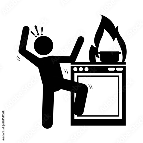 potential accident injuries at kitchen