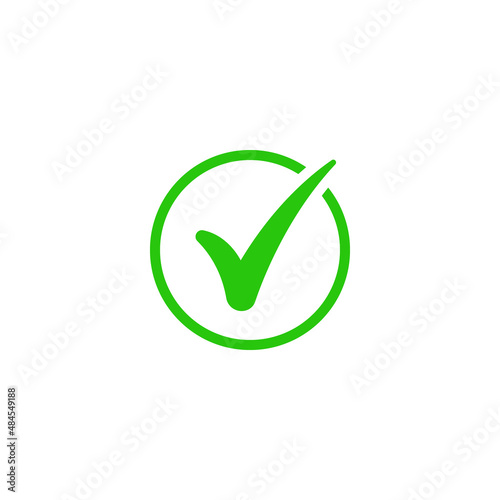 Tick or check mark icon symbol