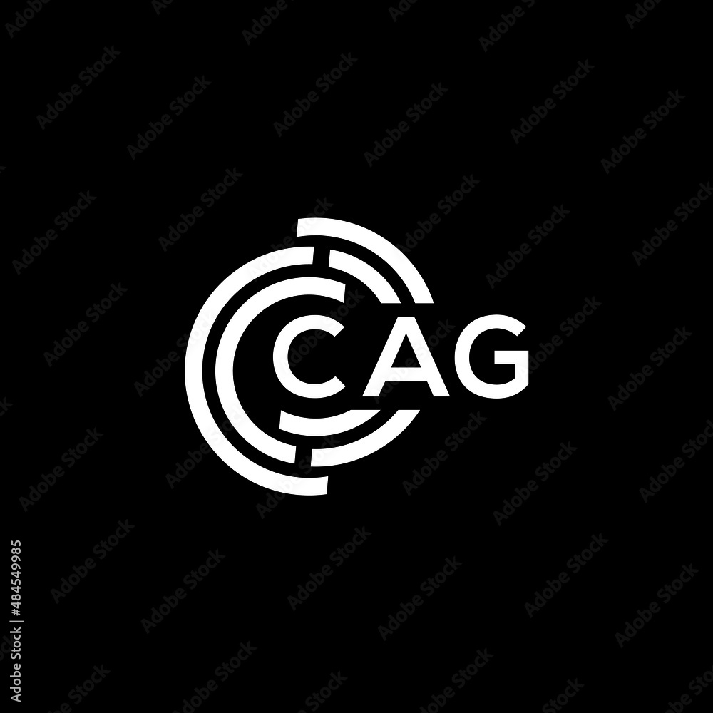 cag letter logo design on black background. cag creative initials letter logo concept. cag letter design. cag letter logo design on black background. cag creative initials letter logo concept. cag letter design.