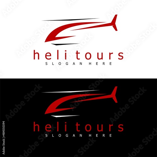 HELI LOGO ICON DESIGN VECTOR