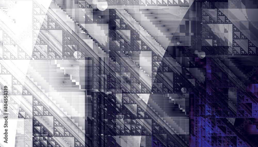 Obraz premium Abstract fractal pattern.