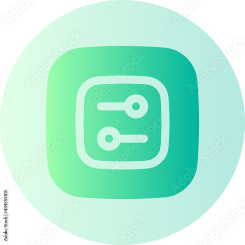 toggle gradient icon
