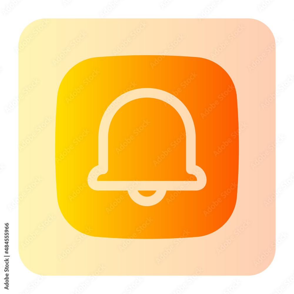 notification bell gradient icon notification bell gradient icon