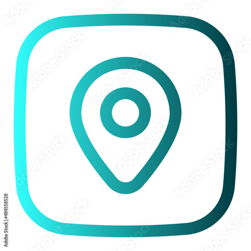 Free Download location gradient icon - GFXLoad