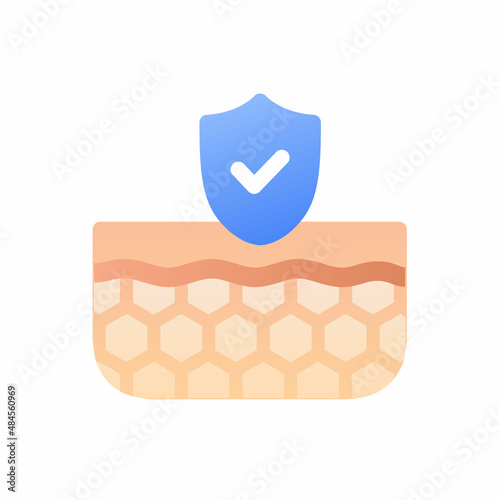 collagen health skin dermatology care single isolated icon with smooth style