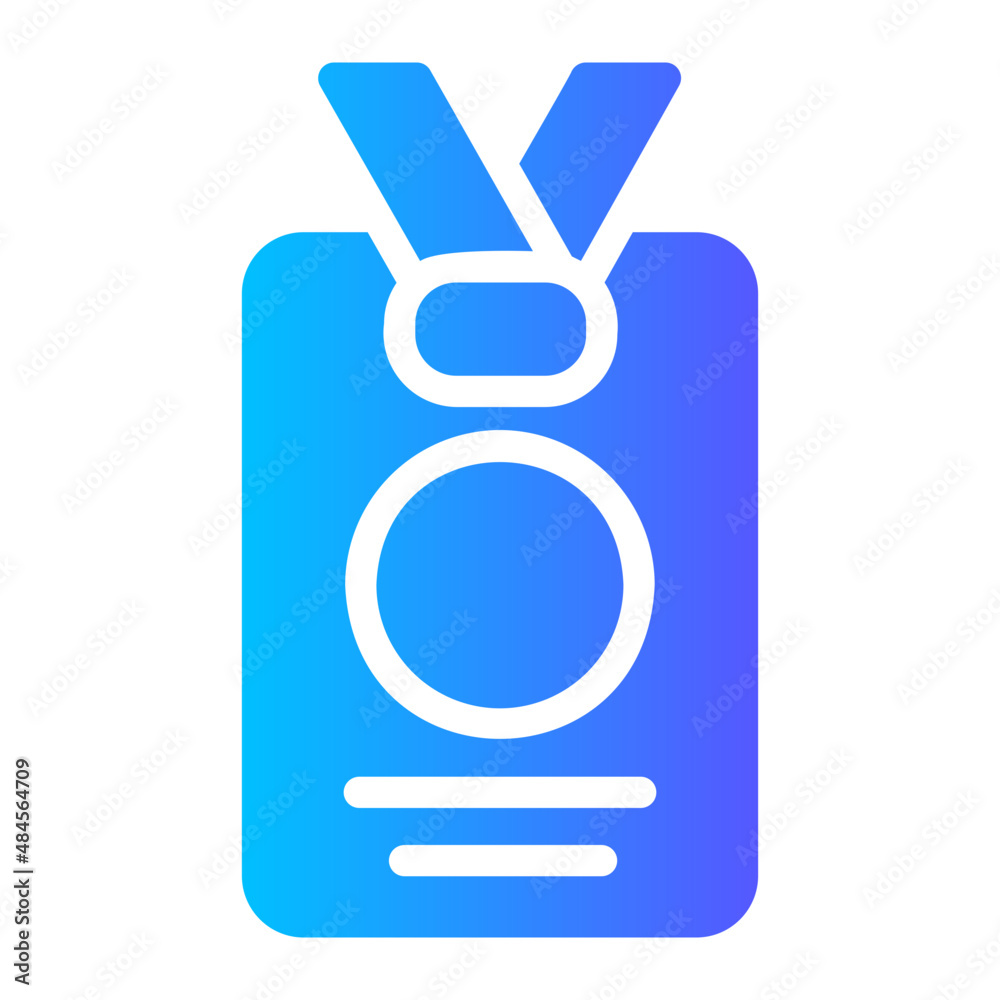press card gradient icon