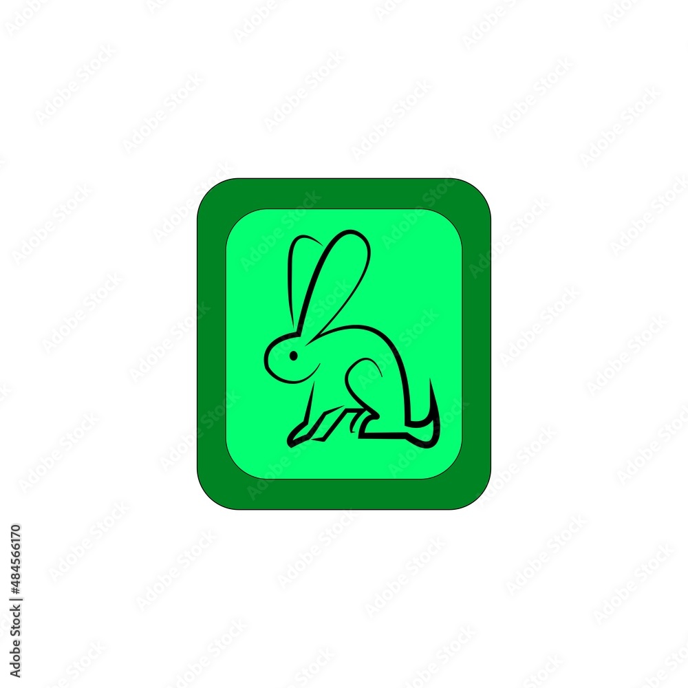 rabbit logo design vector illustration rabbit logo design vector illustration