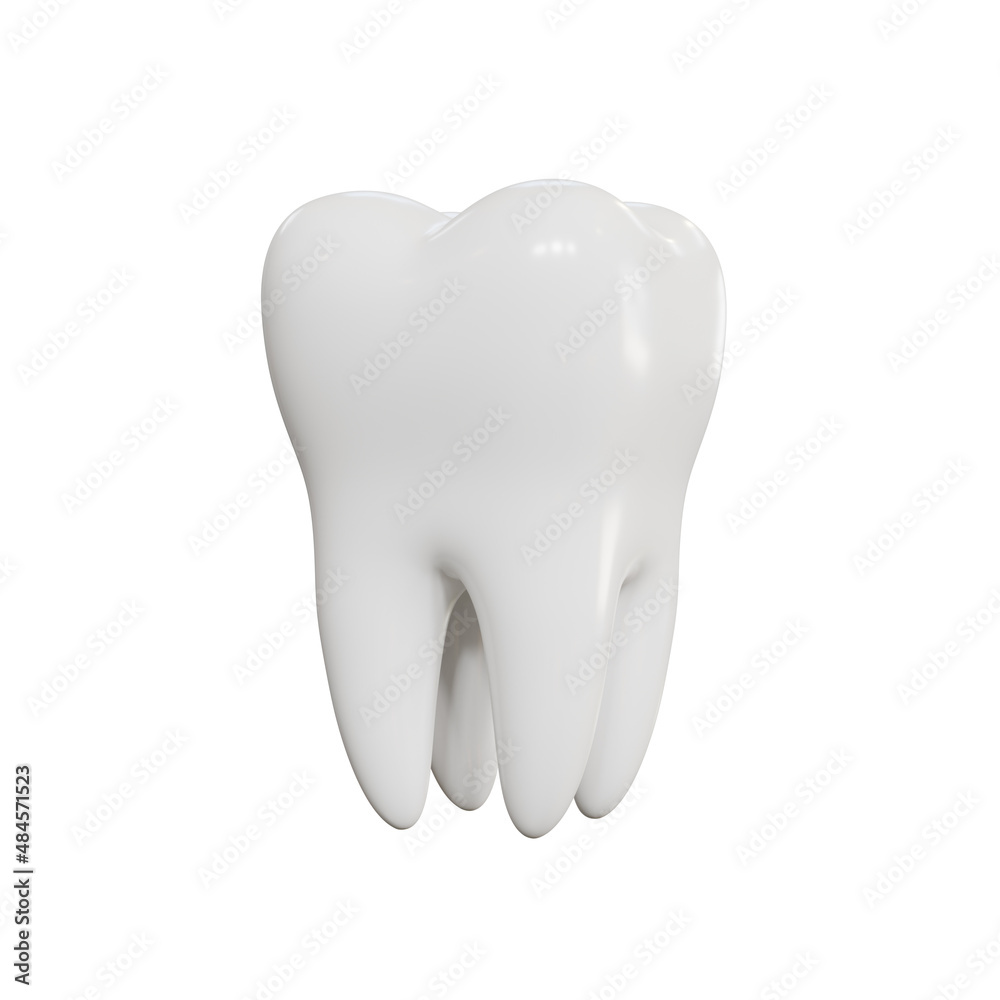 Teeth isolated on white background, 3d illustration. Teeth isolated on white background, 3d illustration.