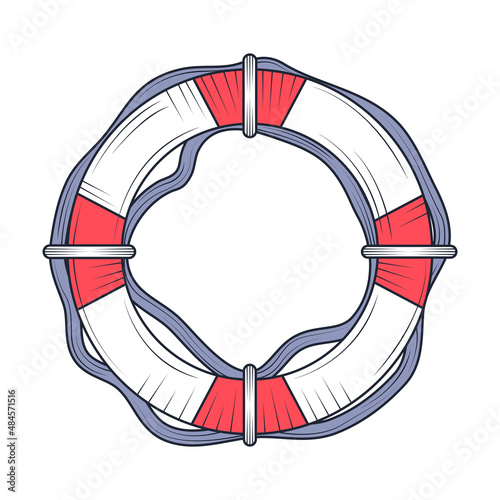 lifebuoy nautical icon