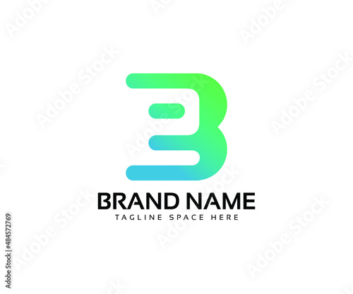 letter eb logo design