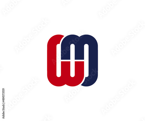 letter wm logo design