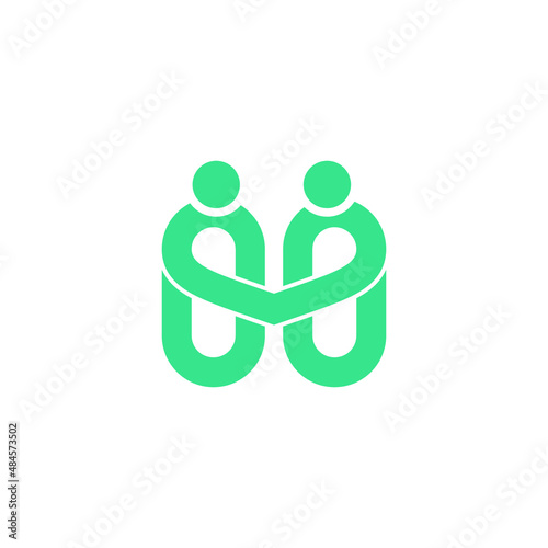 Partner people love connection logo
