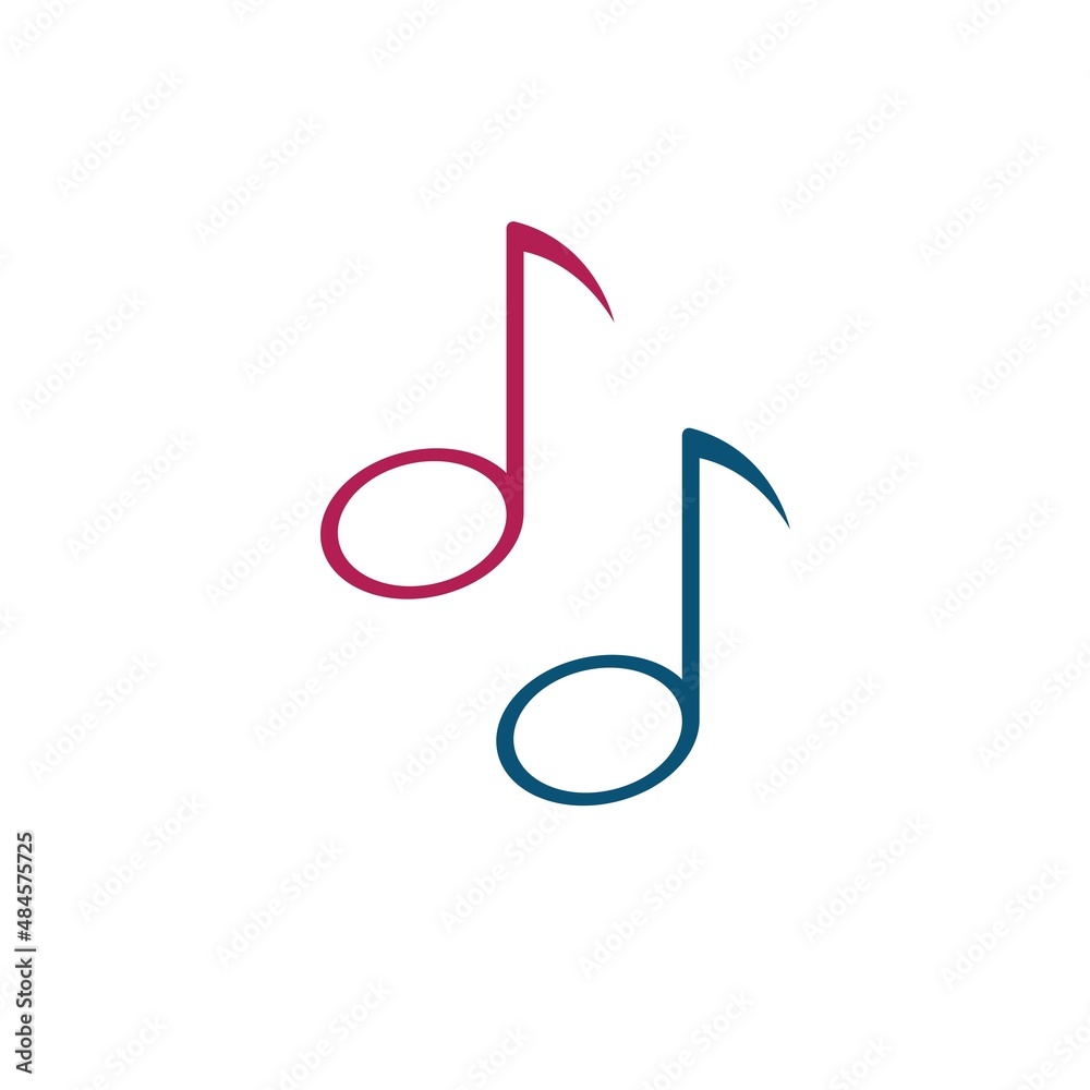 Music Note Icon Vector illustration design Music Note Icon Vector illustration design